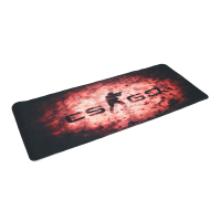 Килимок 300*700 тканинний CS One Fighter з боковою прошивкою, товщина 2 мм, колір Black / Red, Пакет