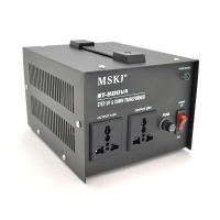Перетворювач напруги MSKJ ST-800VA (500 Вт) Трансформаторний Input 220 V / Output 110 V, + 2 універсальні розетки Перетворювач напруги MSKJ ST-800VA (500 Вт) Трансформаторний Input 220 V / Output 110 V, + 2 універсальні розетки