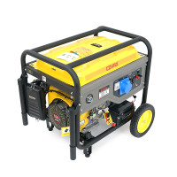 Генератор бензиновий COVAX CV17500LD-E2, 8.5kW, однофазний 220V, 50Hz, DC12V, 20HP, Recoil / Electric Starter, tank 25L, 705x560x570mm, 88kg