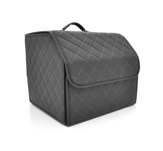 Складаний шкіряний автомобільний органайзер 330*320*300, Black