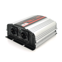 Інвертор напруги Carspa-1200-122 (1200Вт), 12 / 220V, approximated, 1Shuko, USB, клеми, Box Q4