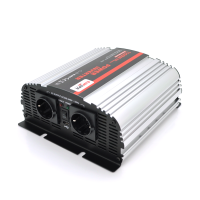 Інвертор напруги Carspa-1200-242 (1200Вт), 12 / 220V, approximated, 2Shuko, USB, клеми, Box Q4