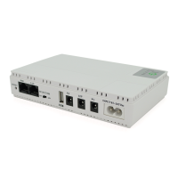 ДБЖ UPS-18W DC1018P для роутерів / комутаторів / PON / POE-430, 5 / / 9 / 12V, 1A, 10400MAh(4*2600MAh), White, BOX