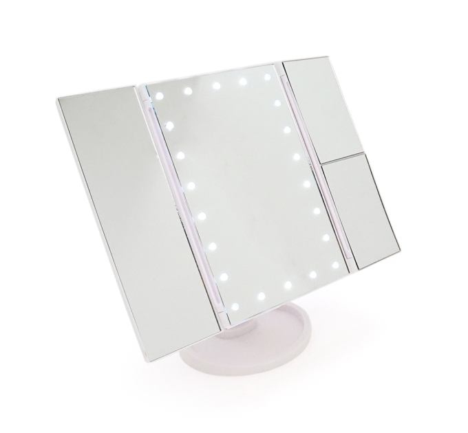 Дзеркало для макіяжу з LED підсвічуванням Magic Makeup Mirror, White