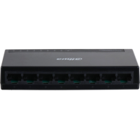 Комутатор Dahua DH-PFS3008-8GT-L 8 портів Ethernet 10 / 100 Мбіт / 1000 Мбіт / сек, BOX Q20