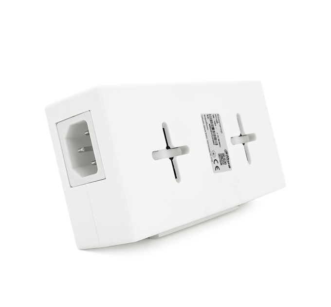 PoE інжектор з технологією Hi-PoE Midspan (60Вт) Dahua DH-PFT1200, 1xRJ45 10 / 100 / 1000 Base-T (PoE), 50х70х39 мм