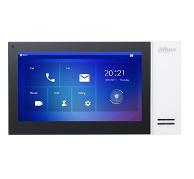 7" IP відеодомофон з пам'яттю Dahua DHI-VTH2421FW-P