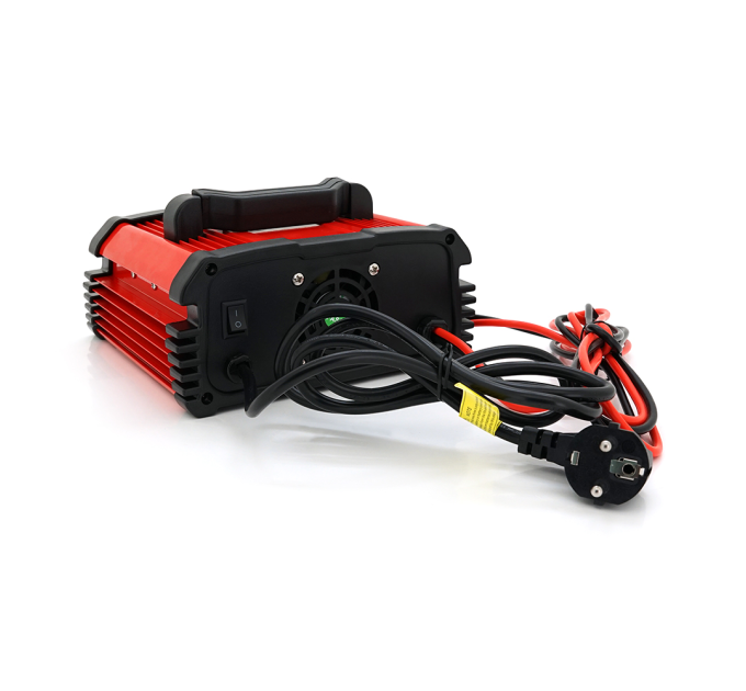 Автоматичне ЗУ для акумулятора DEMUDA 12V / 24V (MF,WET,AGM,GEL), AC110 / 220V, DC14,8В / 29,6В, Струм заряду 12V / 8A, 24V / 6A, LCD, крокодили