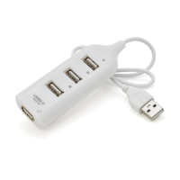 Хаб USB 2.0 4 порти, White, 480Mbts живлення від USB, Blister Q200 Хаб USB 2.0 4 порти, White, 480Mbts живлення від USB, Blister Q200