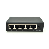 Комутатор Dinkia DS-1005P 5 портів Ethernet 10 / 100 Мбіт / сек, без БЖ, BOX