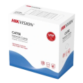 Кабель вита пара Hikvision (для внутрішньої прокладки) 24AWG UTP CAT 5E DS-1LN5E-S