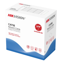 Кабель вита пара Hikvision (для зовнішньої прокладки) UTP CAT 5E DS-1LN5EO-UU / E Кабель вита пара Hikvision (для зовнішньої прокладки) UTP CAT 5E DS-1LN5EO-UU / E