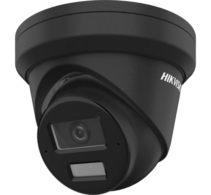 4 МП купольна Acusense Smart Hybrid Light відеокамера зі звуком DS-2CD2343G2-LI2U Black (2.8мм)