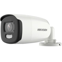 5мп TVI / AHD / CVI / CVBS відеокамера ColorVu Hikvision DS-2CE12HFT-F (3.6 ММ)