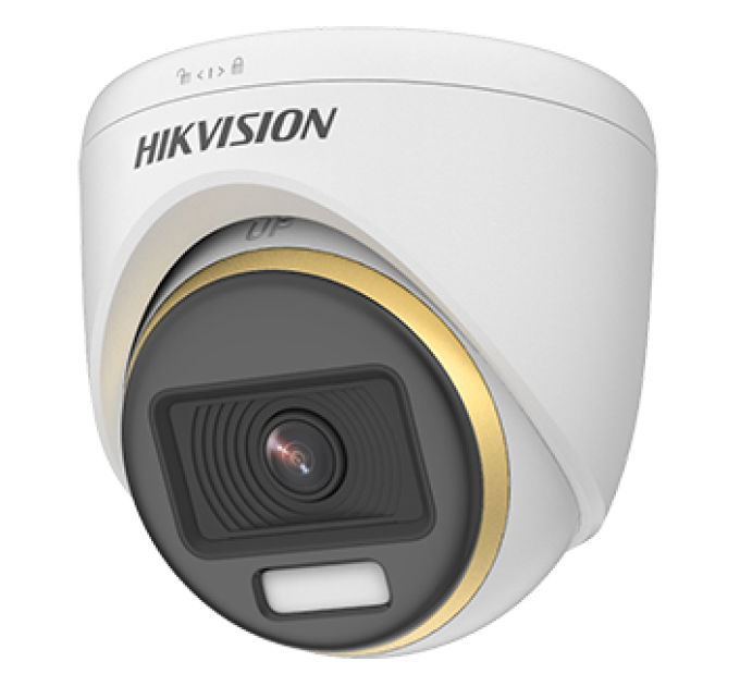 2Мп TVI / AHD / CVI / CVBS камера ColorVu c видимої підсвічуванням DS-2CE70DF3T-PF (3.6мм)