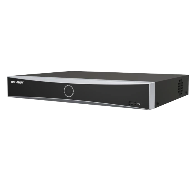 4х-канальный 4K сетевой PoE видеорегистратор AcuSense Hikvision DS-7604NXI-K1 / 4P(D)