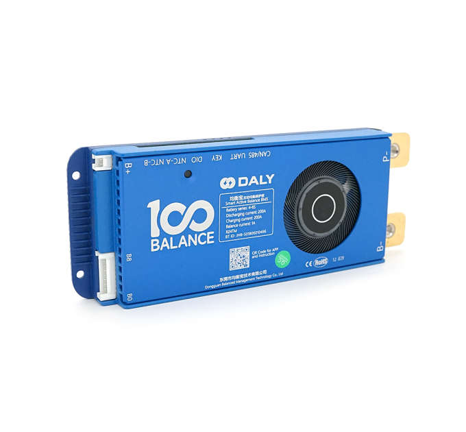 Universal BMS smart плата DaLy LiFePO4 4-8S 200A з Bluetooth + CAN + активний балансир 1A