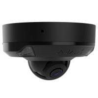 5 Mp IP охоронна відеокамера з гібридним підсвічуванням Ajax DomeCam Mini HL (5 Mp / 4 mm) Black