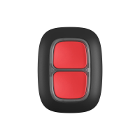 Бездротова екстрена кнопка Ajax DoubleButton black