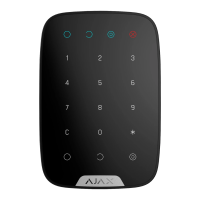 Корпус DummyBox_Ajax Keypad black Корпус DummyBox_Ajax Keypad black
