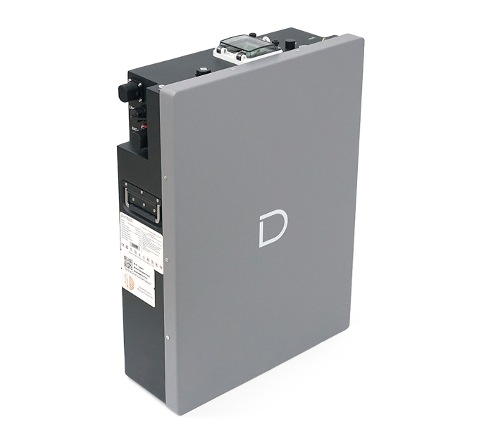 Акумуляторна батарея LiFePO4 Dyness Power Haus, 51.2V / 100Аh (5,12kWh), BMS75A, Wi-Fi, CAN / RS485, Aerosol Fire, Heating, 8000Cycles, 50parallel, IP66, 450х165х640mm, 54,4kg