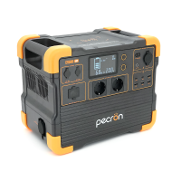Power station Pecron E1500LFP APP Control, 1536 / 2200Wh LiFePO4, MPPT VOC 32-95 В, DC12V-5A, XT60-12V-30A, 2хAC 220, 4xUSB-18W, 2хUSB-C(100W), wireless 15W, charge 120min, 377×237×305mm, 18.2kg