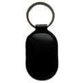 Безконтактний брелок ID Em-Marine 125 КГц (EM-Leather овальний) у шкіряному чохлі, колір чорний