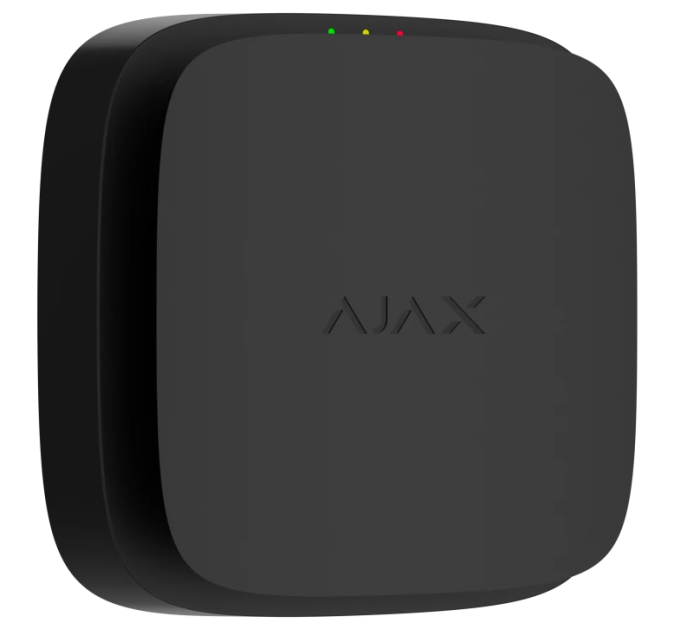 Бездротовий адресний пожежний сповіщувач димовий Ajax EN54 FireProtect (Smoke) Jeweller Black