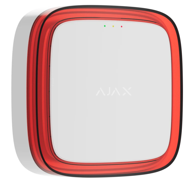 Бездротовий світловий адресний пожежний сповіщувач Ajax EN54 FireProtect (VAD) Jeweller White