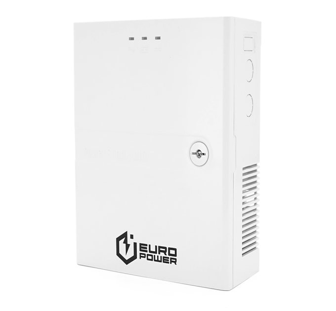 ДБЖ 12V / 5A EuroPower EP-UPS-1205HCU(P), під акб LiFePO4 / GEL / AGM - 12V / 17A, струм заряду - 13,8V / 14.4V - 2A, пластик, 300х235х90 mm