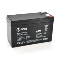 Акумуляторна батарея EUROPOWER AGM EP12-9F2 12 V 9Ah ( 150 x 65 x 95 (100) ) Black Q10