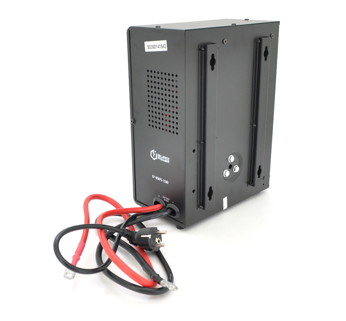 ДБЖ з правильною синусоїдою Europower EPWM-MPS-1500 / 24 (1050 Вт) 5 / 10 / 15 / 20А, під зовнішню АКБ 24В (AGM / GEL / LFP), кріплення на стіну, Q1 (420*350*230)