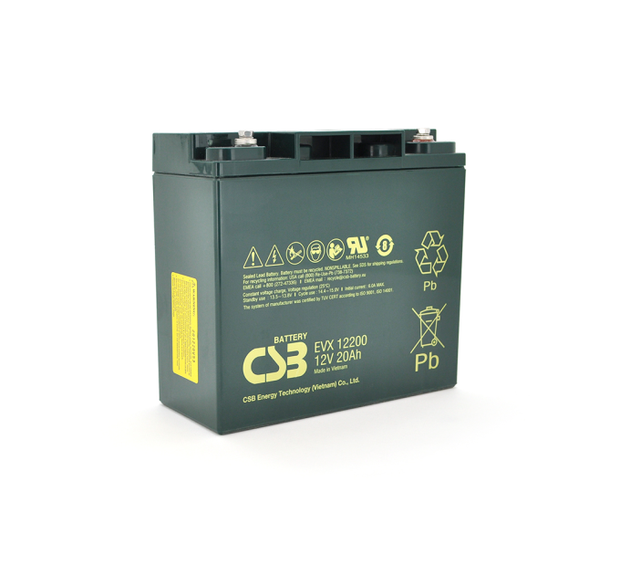 Акумуляторна батарея CSB EVX12200, 12V 20Ah (181х77х167 мм), Q4 / 192