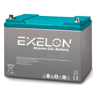 Акумуляторна батарея EXELON 100-12 GEL 12V 100 Ah (330 x 173 x 218), 30.4 kg Grey Q1 / 48