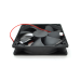 Кулер корпусний Merlion 12025, 120x120x25mm, 12V / 0.18A, RPM 1100±10%, 2-pin, Black, OEM