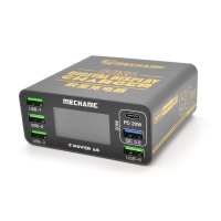 Зарядні станція з цифровою індикацією MECHANIC F-Power 6S, PD3.1-5В4А, 9В2.2A, 12В1.67А, 15В3А, 20В2,25А, QC-3 .4*USB-A. 220V / 50W. 197*151*68mm