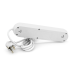 Мережевий фільтр F03U, 3 розетки EU + 3 USB, 1.5 м, перетин 3х0, 75мм, 2500W, White, Bag