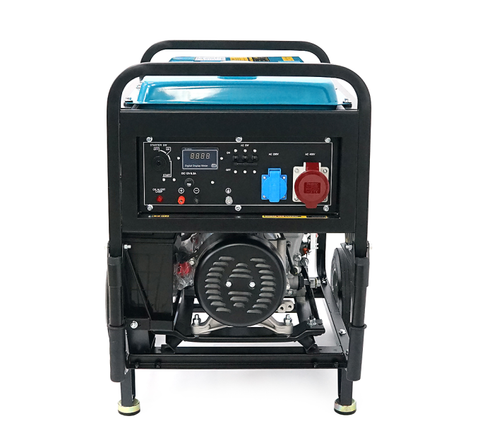Дизельний генератор FULL FDK10000LE3, трехфазный 230 / 380V, 50Hz, 9.4kVA / 7.5kW, бак 12,5 л, витрата 2 л / год, ручний / стартер (без АКБ), 700х510х620 мм, 124 кг