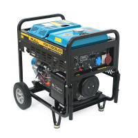 Дизельний генератор FULL FDK10000LE3, трехфазный 230 / 380V, 50Hz, 9.4kVA / 7.5kW, бак 12,5 л, витрата 2 л / год, ручний / стартер (без АКБ), 700х510х620 мм, 124 кг