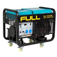 Генератор дизельний FULL FDL16500SE, 1-фазний 230V, 50Hz, 16.25kVA / 12kW, бак 50 л, витрата 4 л / год, пуск: стартер (без АКБ), 925х590х800 мм, 195 кг Генератор дизельний FULL FDL16500SE, 1-фазний 230V, 50Hz, 16.25kVA / 12kW, бак 50 л, витрата 4 л / год, пуск: стартер (без АКБ), 925х590х800 мм, 195 кг