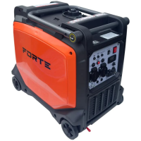 Генератор інверторний БЕНЗИНОВИЙ FORTE FG6500IE (5 kW), однофазний, 220V, 50Hz, об'єм бака 11л, електростарт Генератор інверторний БЕНЗИНОВИЙ FORTE FG6500IE (5 kW), однофазний, 220V, 50Hz, об'єм бака 11л, електростарт