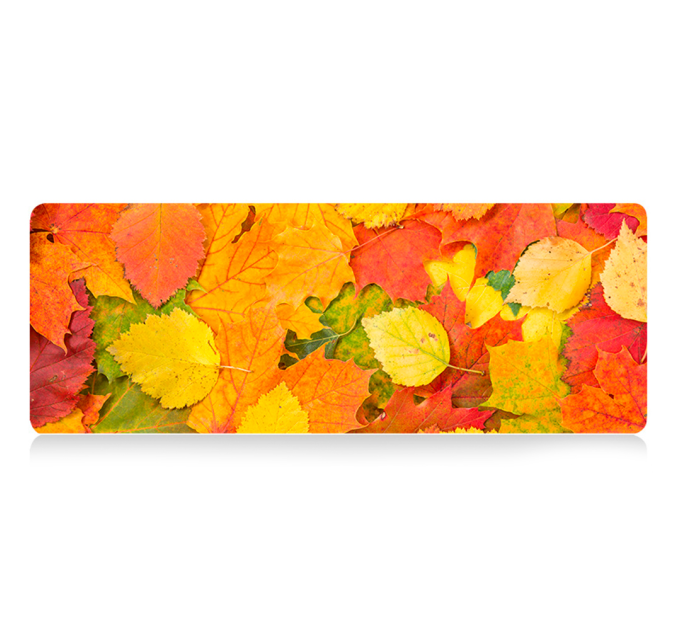 Килимок 300*700 тканинний Autumn leaves з боковою прошивкою, товщина 2 мм, Пакет