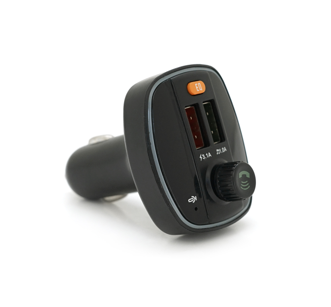 FM-модулятор Q18 з еквалайзером, 3.1A, USB, TF, 55.5х41.5х37.5