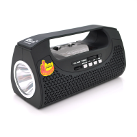 Радіо з ліхтариком FP-9011BT, FM / AM / SW радіо, Входи: TFcard, USB, MP3-плеєр, Wireless speaker, Box