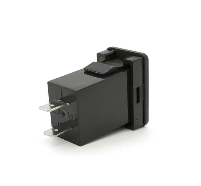 АЗУ FPUV-B, PD+QC3.0, Type-C: 30W, 5V-3A / 9V-3A / 12V-2.5A, USB: 18W, 5V-3.4A / 9V-2A / 12V-1.5A, 33x23mm, LED Blue, Black