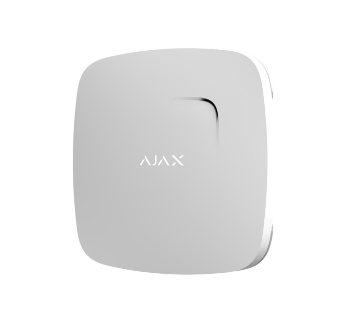 Бездротовий датчик детектування диму і чадного газу Ajax FireProtect Plus white