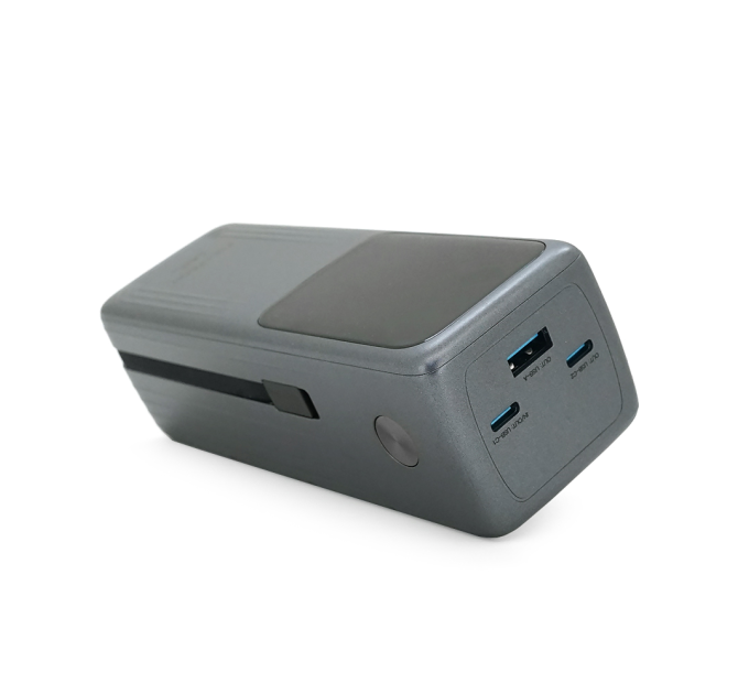 Powerbank Fulltech FP34 30000mAh, Fast charge PD140W, Li-pol, LCD Display, Вхід:Type-C, Виходи: 2xUSB Type-C, 1xUSB Type-A, USB Type-C Cable, Box