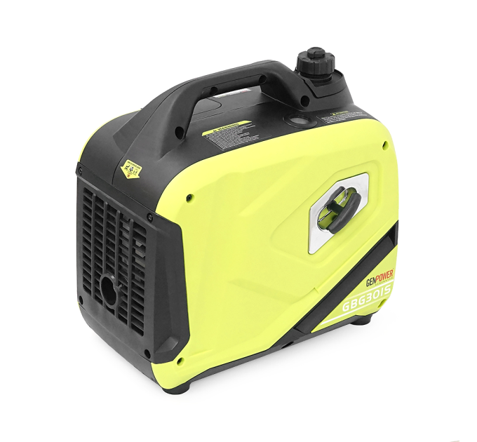 Генератор інверторний Бензиновий Genpower GBG 30IS 2.4kW (3kVA), однофазний, 230V, 50Hz, DC12V. об'єм 5,6л., АКБ у комплект не входить, 530*350*550mm