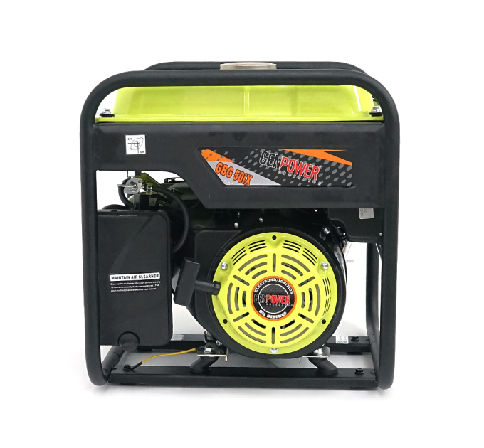 Генератор інверторний БЕНЗИНОВИЙ GENPOWER GBG 50IX 3.6kW (5kVA), однофазний, 230V, 50Hz, DC12V. об'єм 15.0л. АКБ у комплект не входить, 465*445*505mm. 30кг.