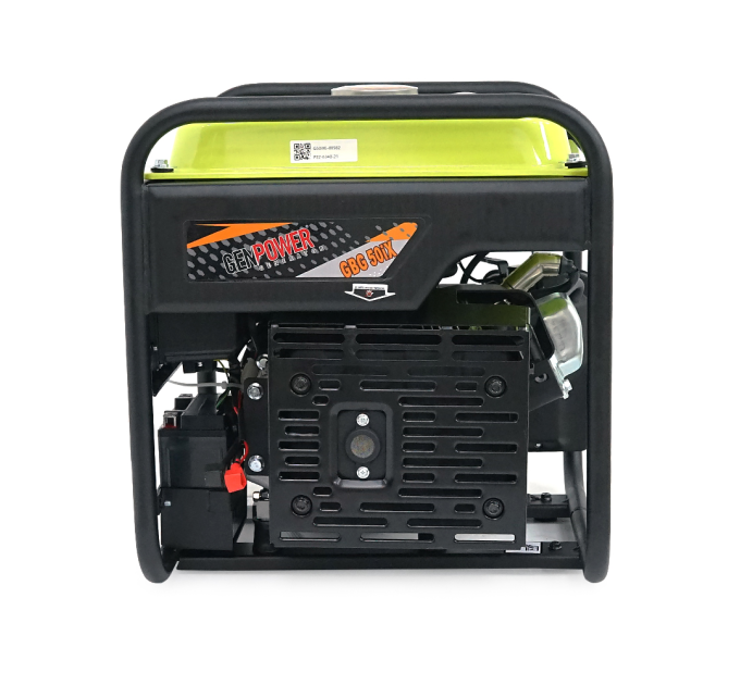 Генератор інверторний Бензиновий Genpower GBG 50IXE 3.6kW (5kVA), однофазний, 230V, 50Hz, DC12V. об'єм 15.0л. АКБ у комплект не входить, 465*445*505mm. 30kg.
